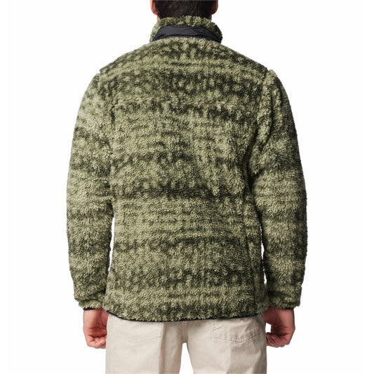 Columbia Mens Green Winter Pass Printed Fleece II Jacket