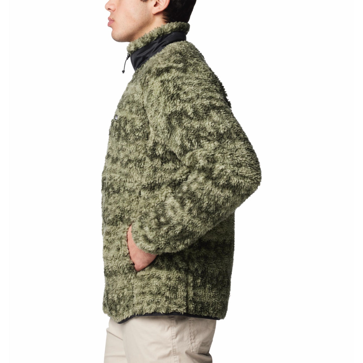 Columbia Mens Green Winter Pass Printed Fleece II Jacket