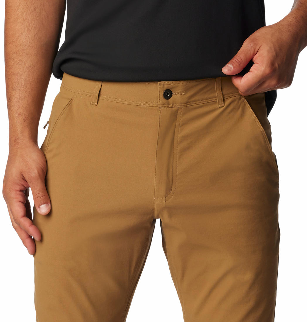 Columbia Mens Brown Black Mesa Woven Pant II