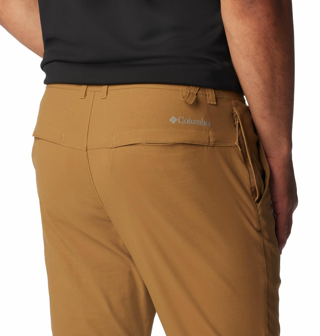 Columbia Mens Brown Black Mesa Woven Pant II