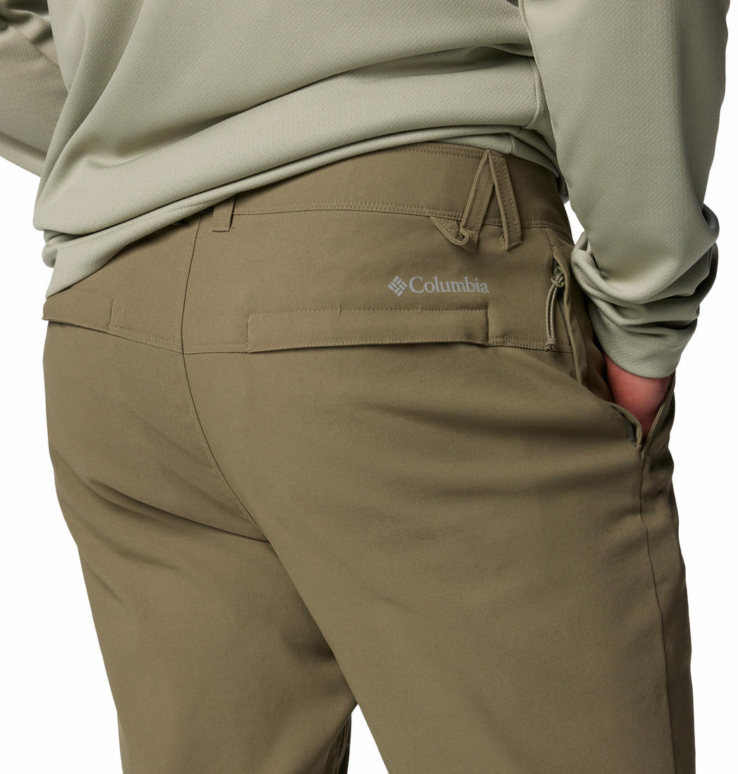 Columbia Mens Green Black Mesa Woven Pant II