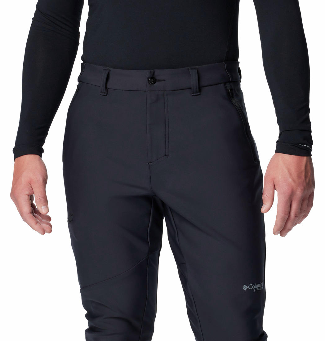 Columbia Mens Black Vast Canyon Softshell Pant