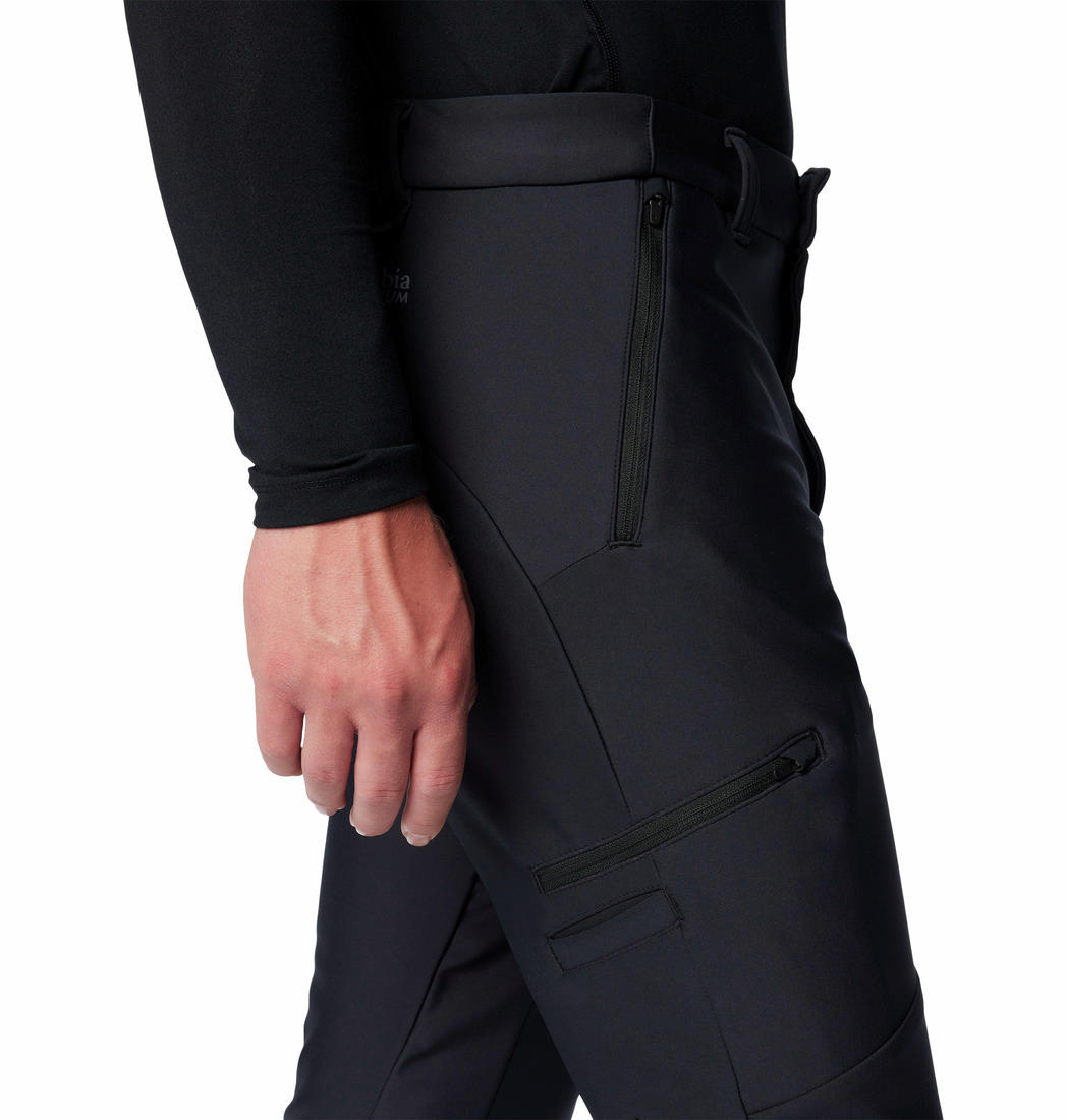 Columbia Mens Black Vast Canyon Softshell Pant