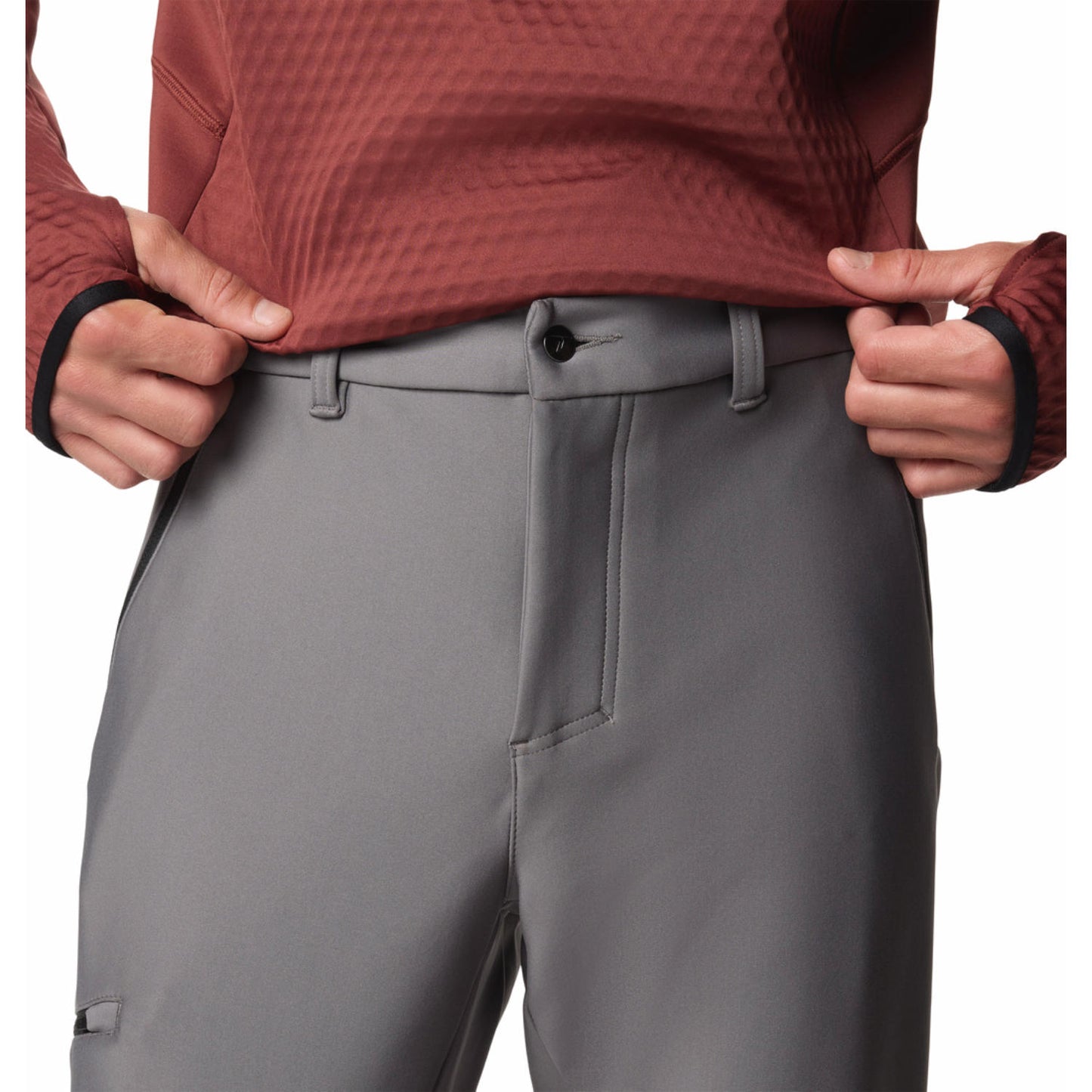 Columbia Mens Grey Vast Canyon Softshell Pant