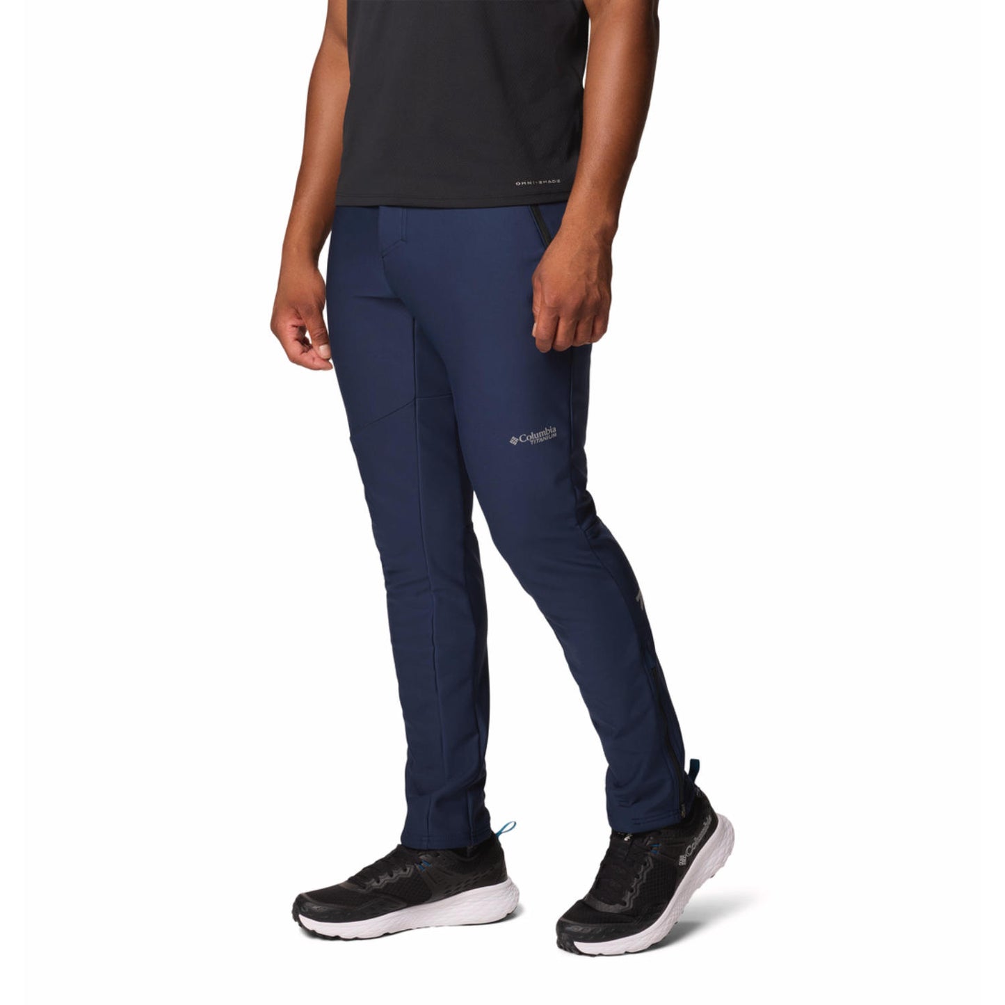 Columbia Mens Blue Vast Canyon Softshell Pant