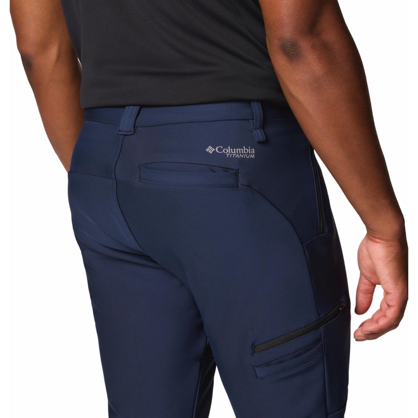 Columbia Mens Blue Vast Canyon Softshell Pant