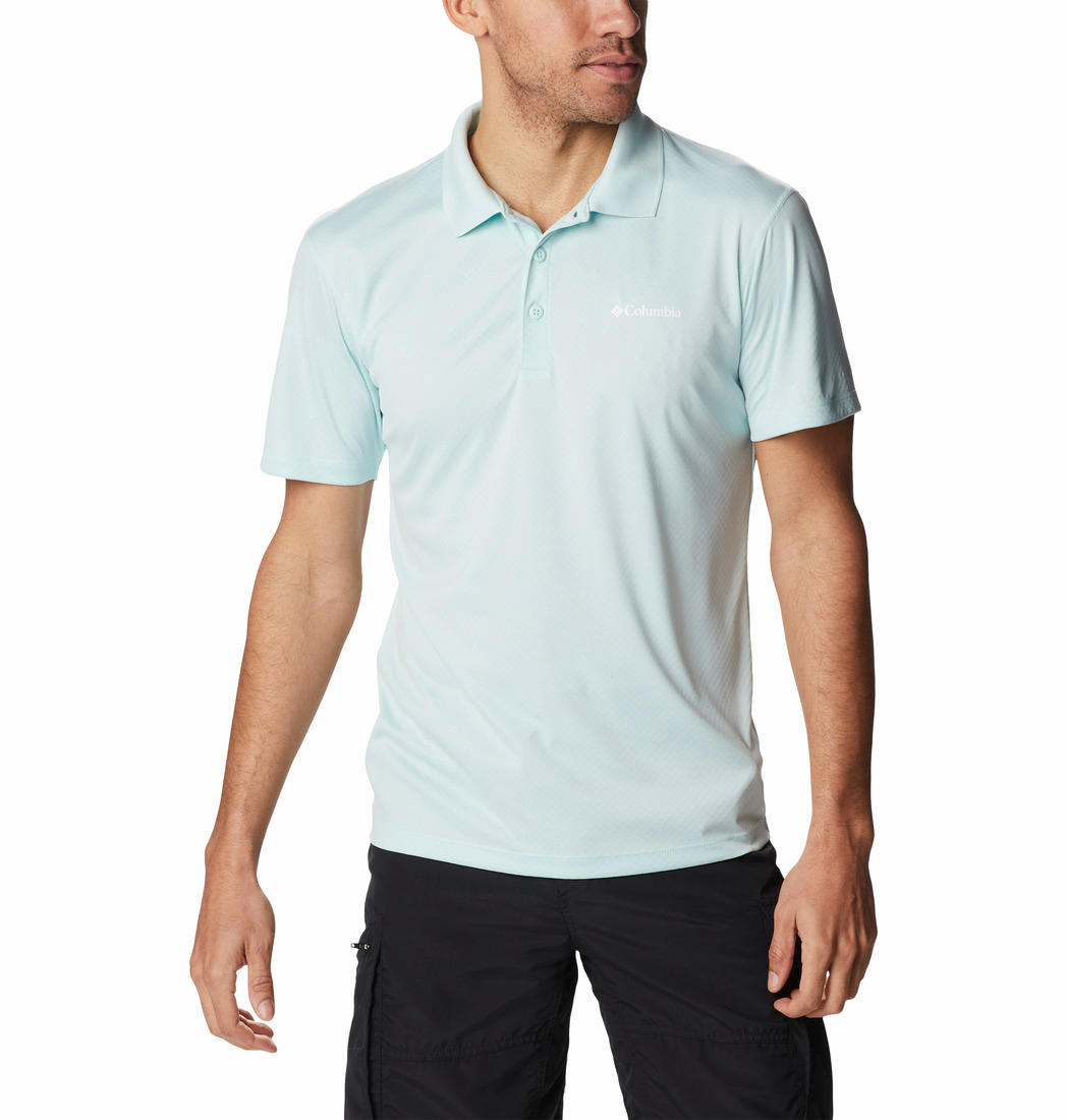 Columbia Men Blue Zero Rules Polo T-Shirt