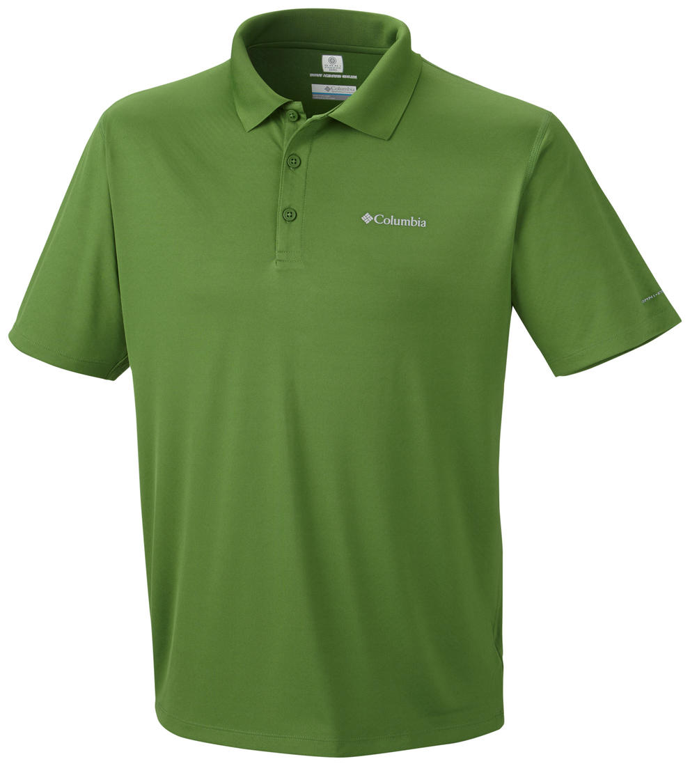 Columbia Men Green Zero Rules Polo T-Shirt
