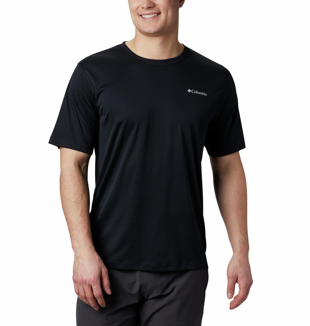 Columbia Men Black Zero Rules Short Sleeve T-Shirt