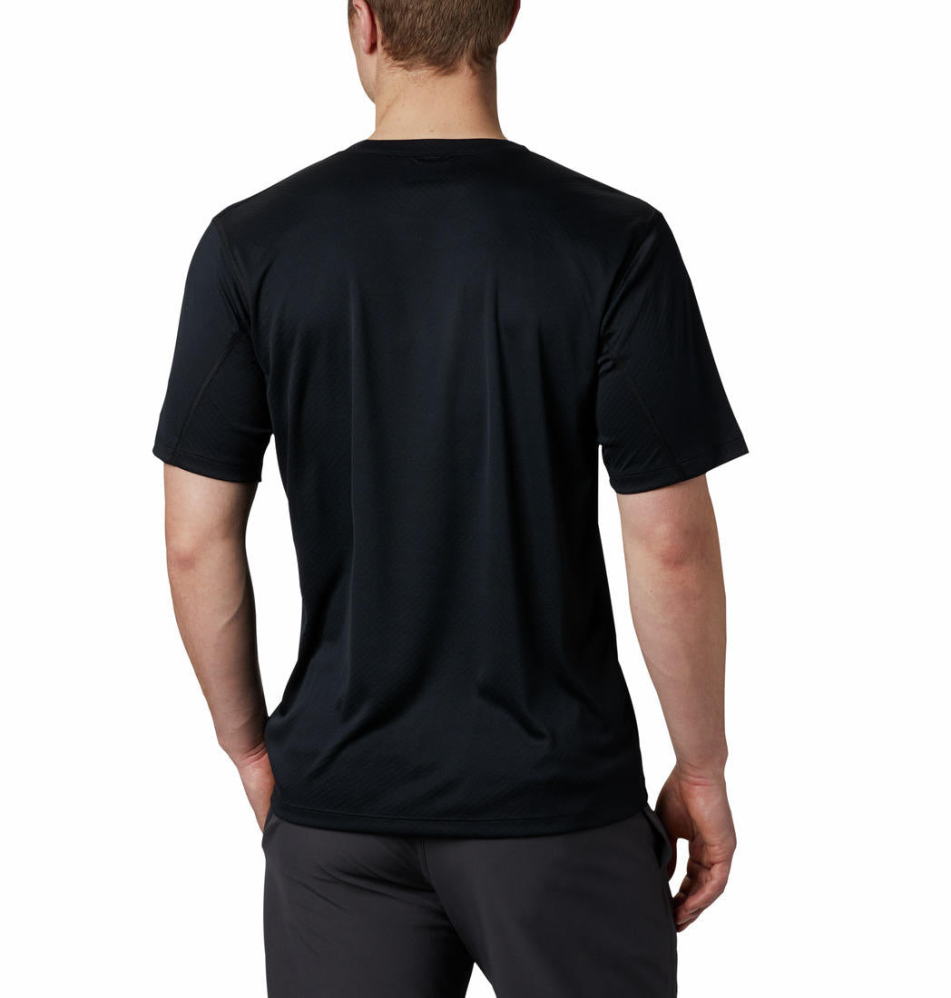 Columbia Men Black Zero Rules Short Sleeve T-Shirt