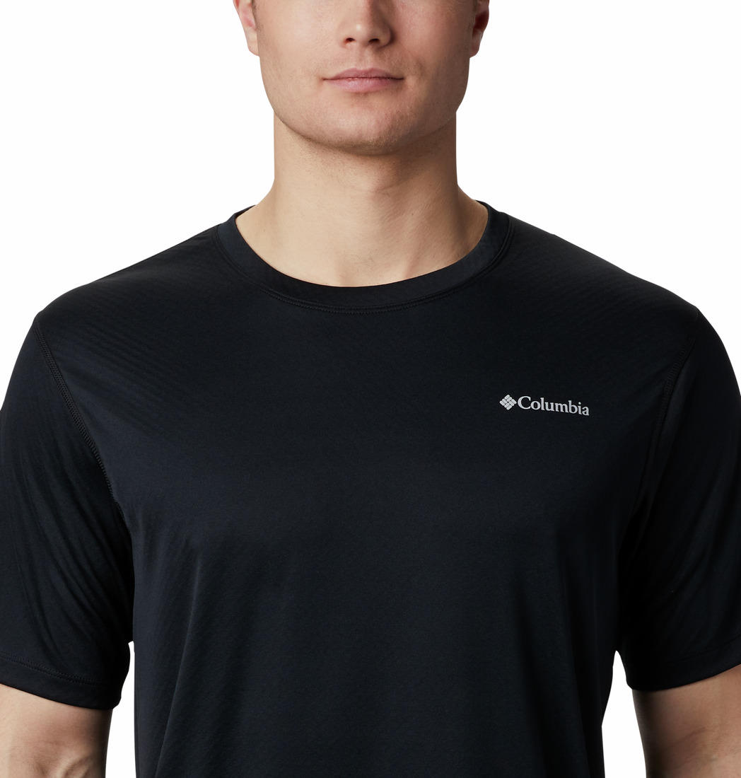 Columbia Men Black Zero Rules Short Sleeve T-Shirt