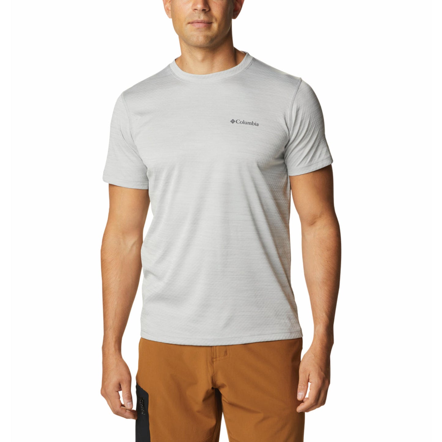 Columbia Mens Grey Zero Rules Short Sleeve Shirt