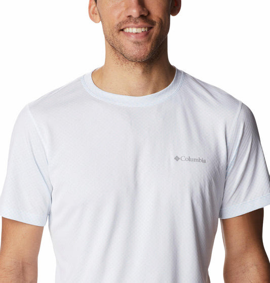 Columbia Men White Zero Rules Short Sleeve T-Shirt