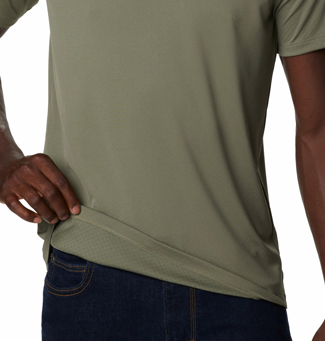 Columbia Men Green Zero Rules Short Sleeve T-Shirt