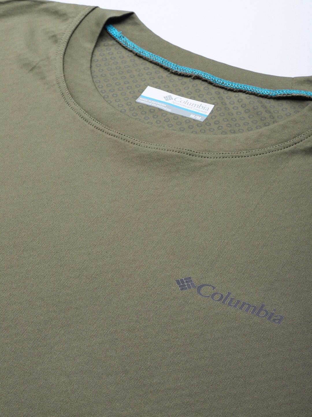 Columbia Men Green Zero Rules Short Sleeve T-Shirt