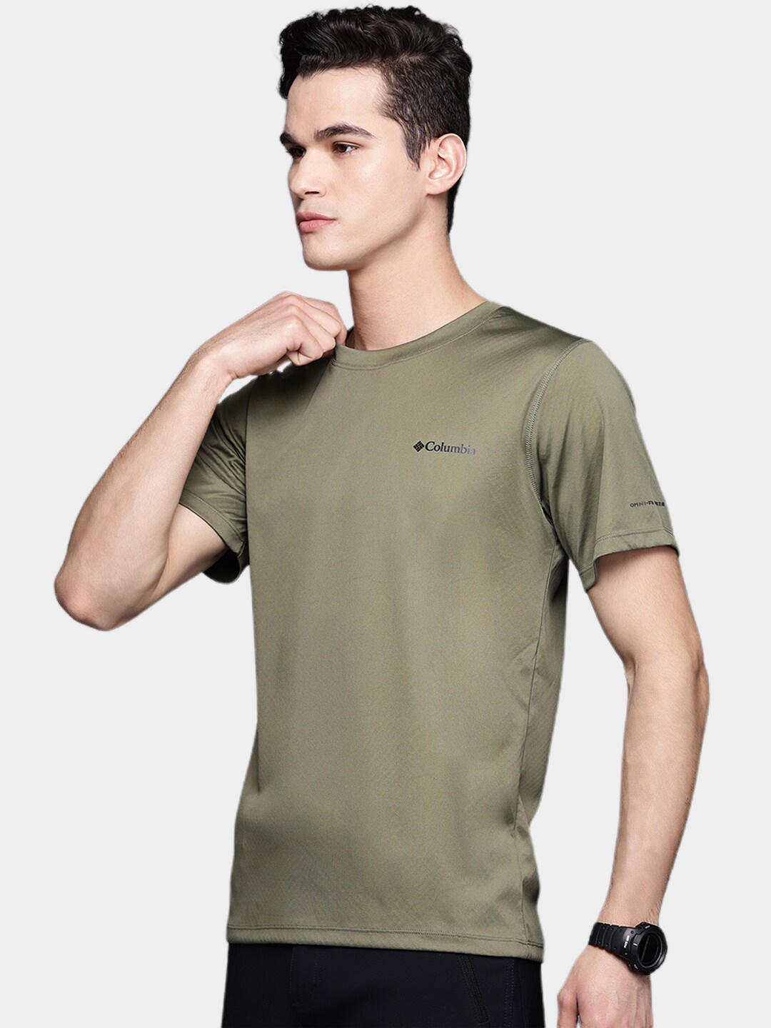 Columbia Men Green Zero Rules Short Sleeve T-Shirt