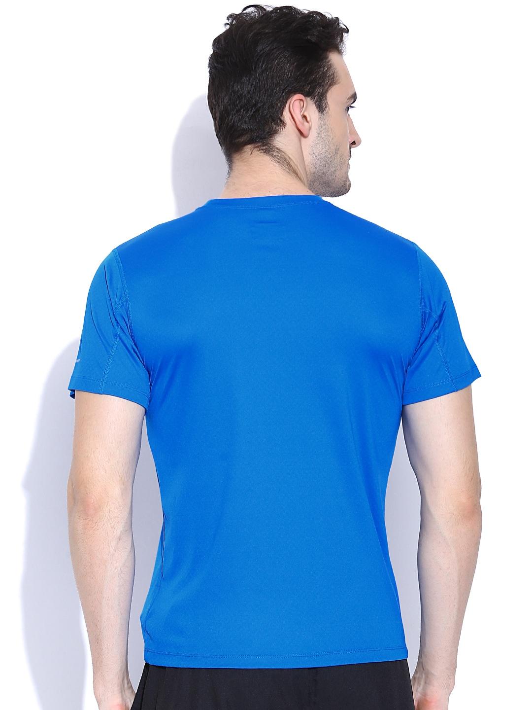 Columbia Men Blue Zero Rules Short Sleeve Shirt (Sun Protection)