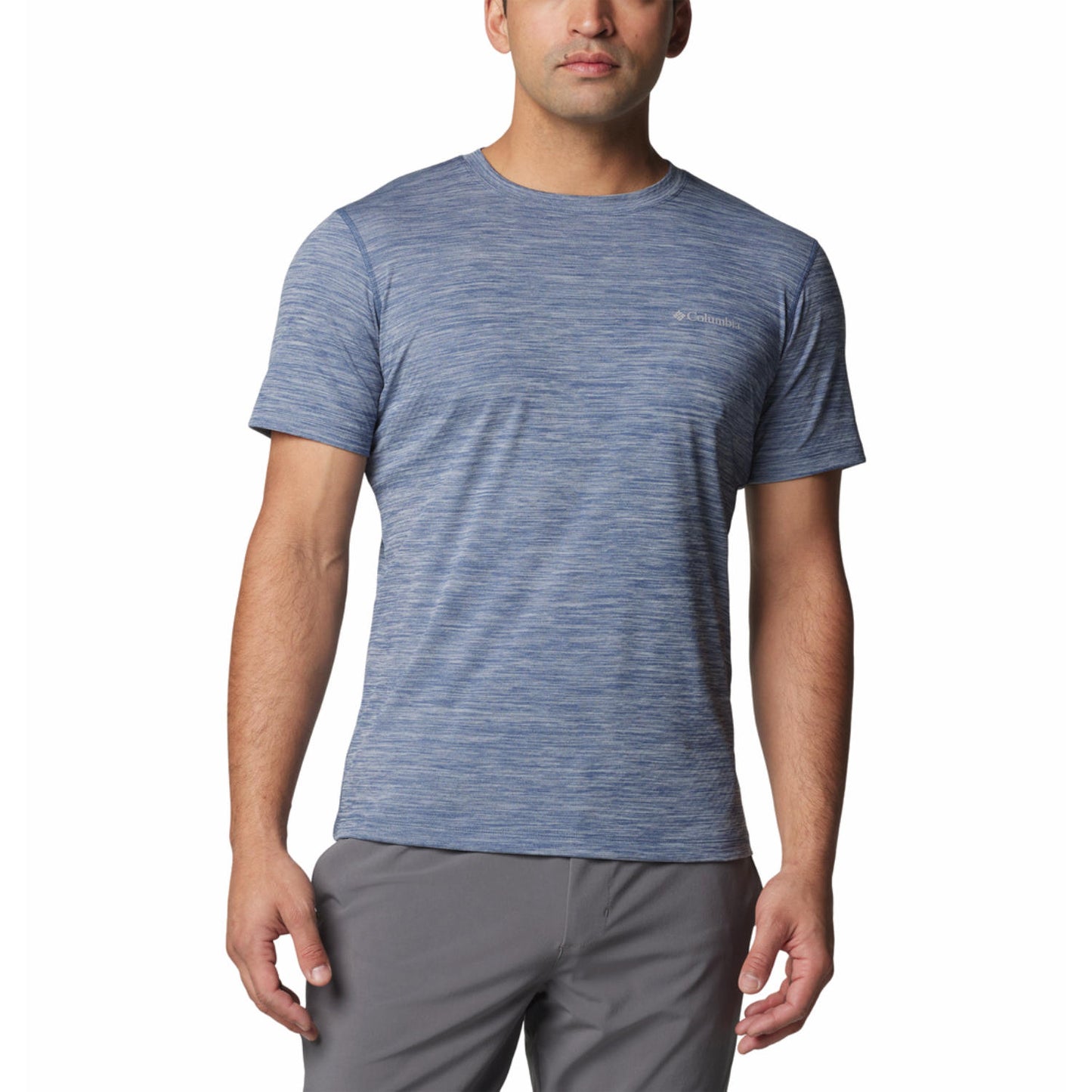 Columbia Mens Blue Zero Rules Short Sleeve Shirt