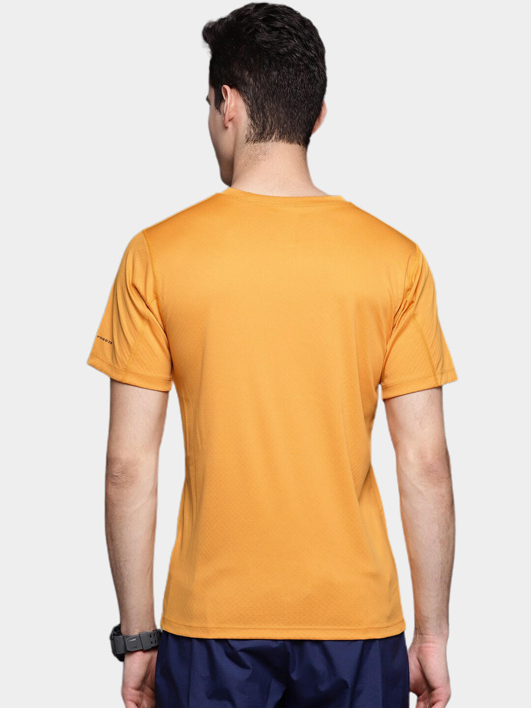 Columbia Men Yellow Zero Rules Short Sleeve T-Shirt
