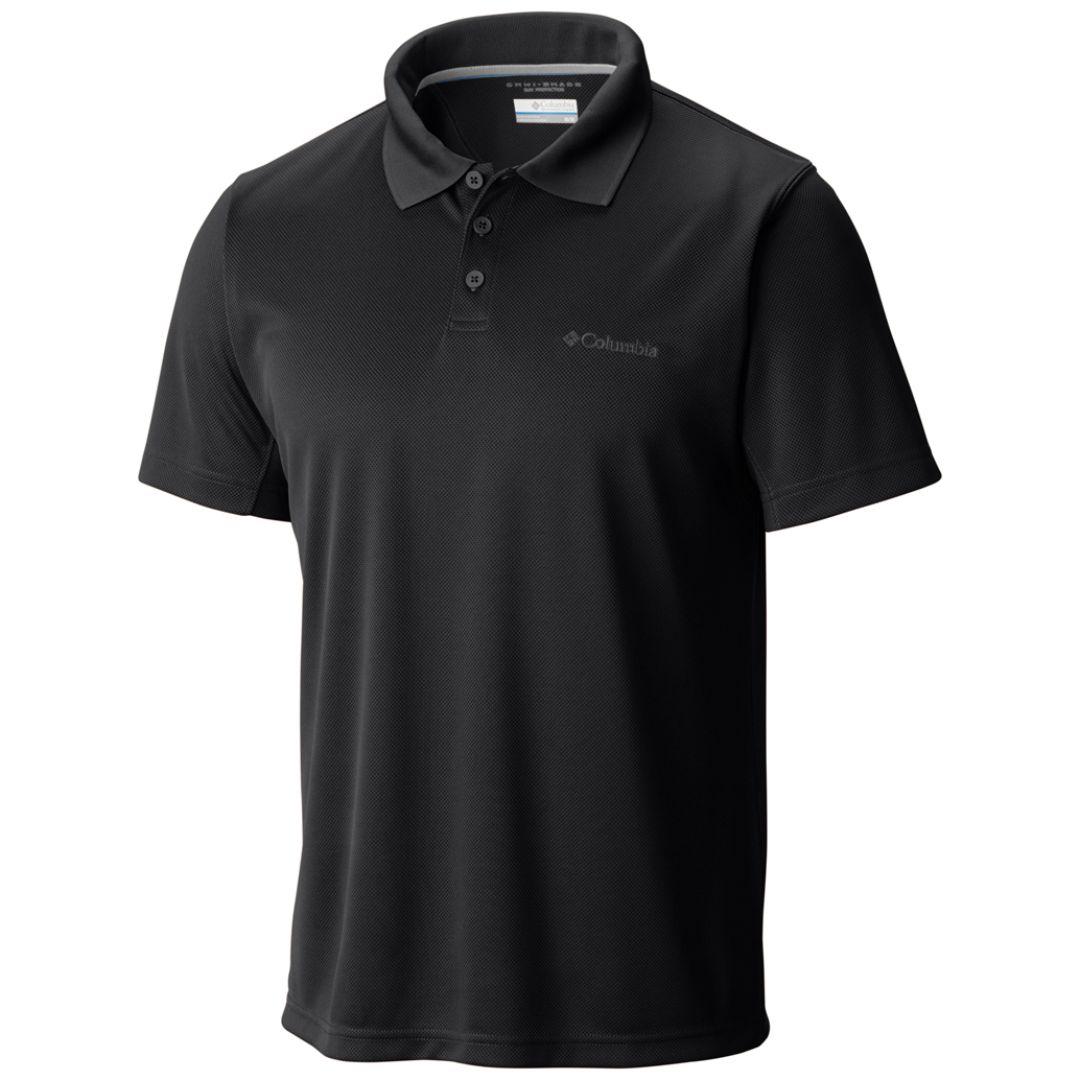 Columbia Men Black New Utilizer  Polo (Sun Protection)