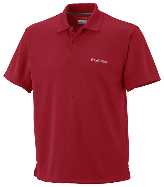 Columbia Men Red New Utilizer  Polo (Sun Protection)