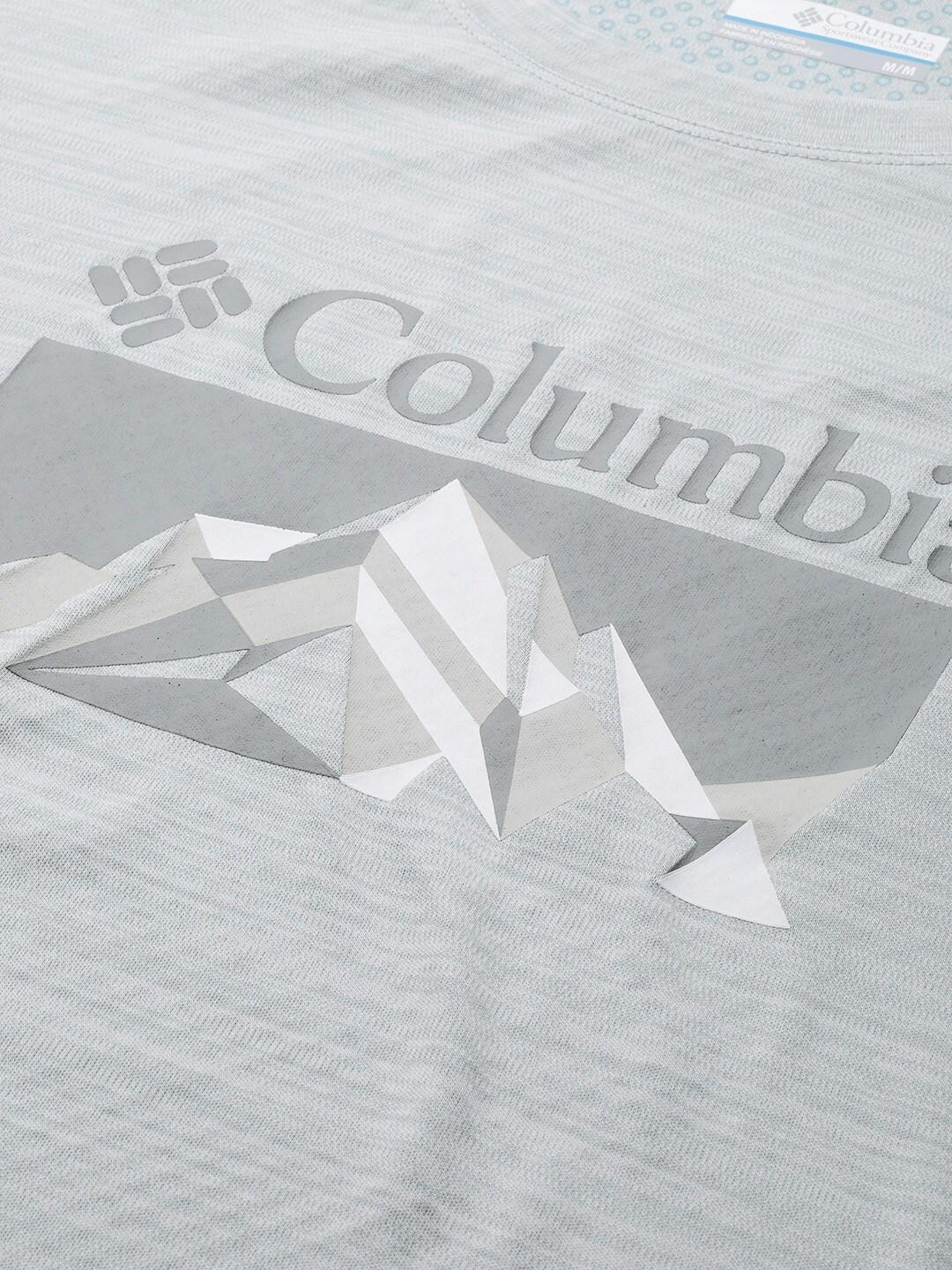 Columbia Men Grey Zero Rules Short Sleeve Graphic T-Shirt