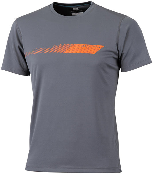 Columbia Men Grey Zero Rules Short Sleeve Graphic T-Shirt