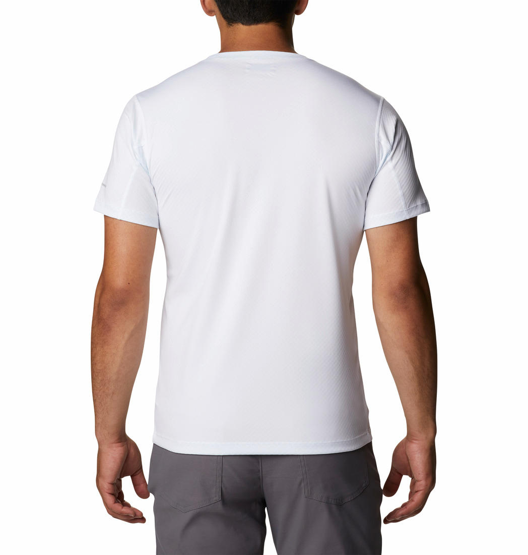 Columbia Men White Zero Rules Short Sleeve Graphic T-Shirt