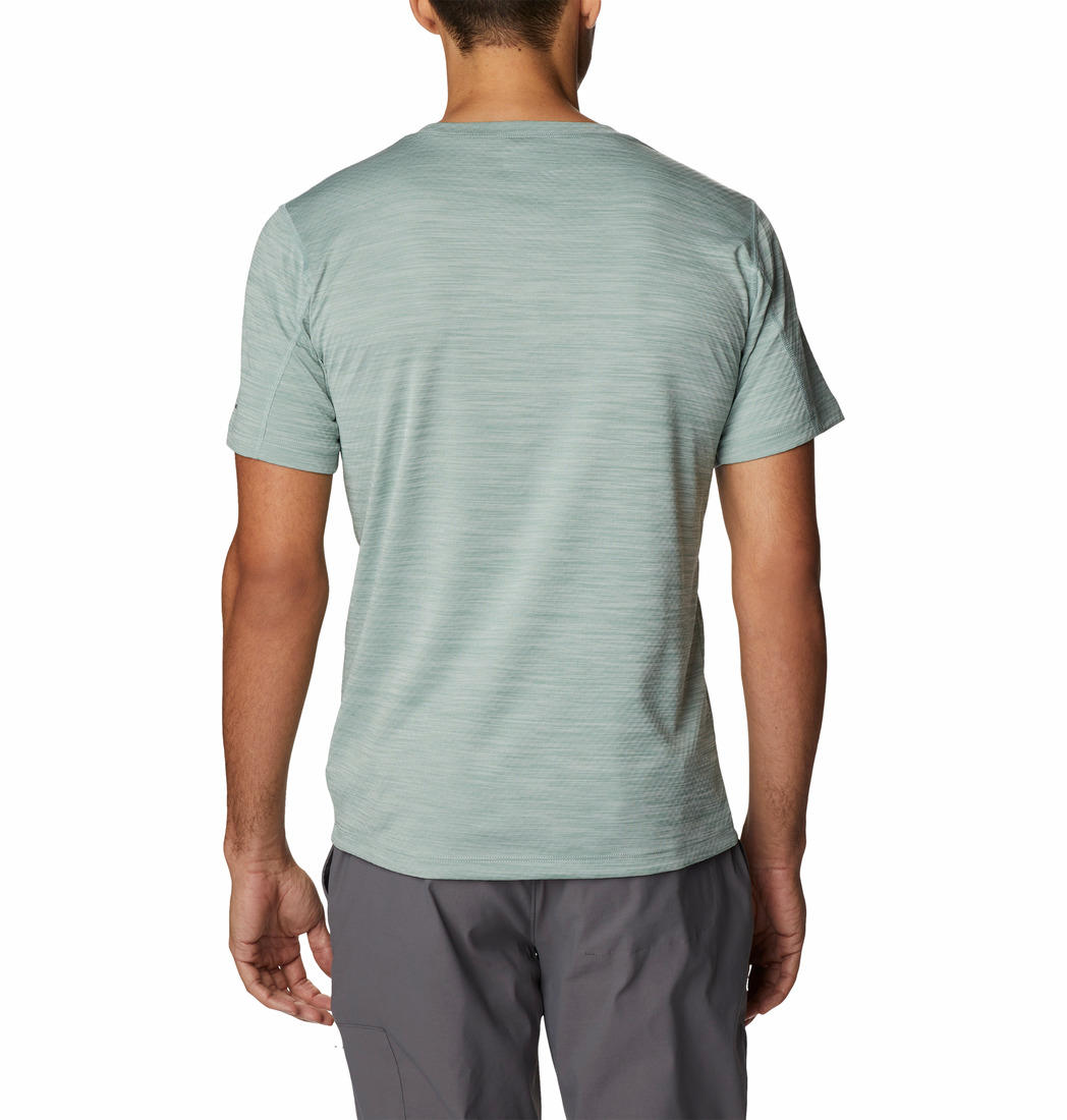 Columbia Men Green Zero Rules Short Sleeve Graphic T-Shirt