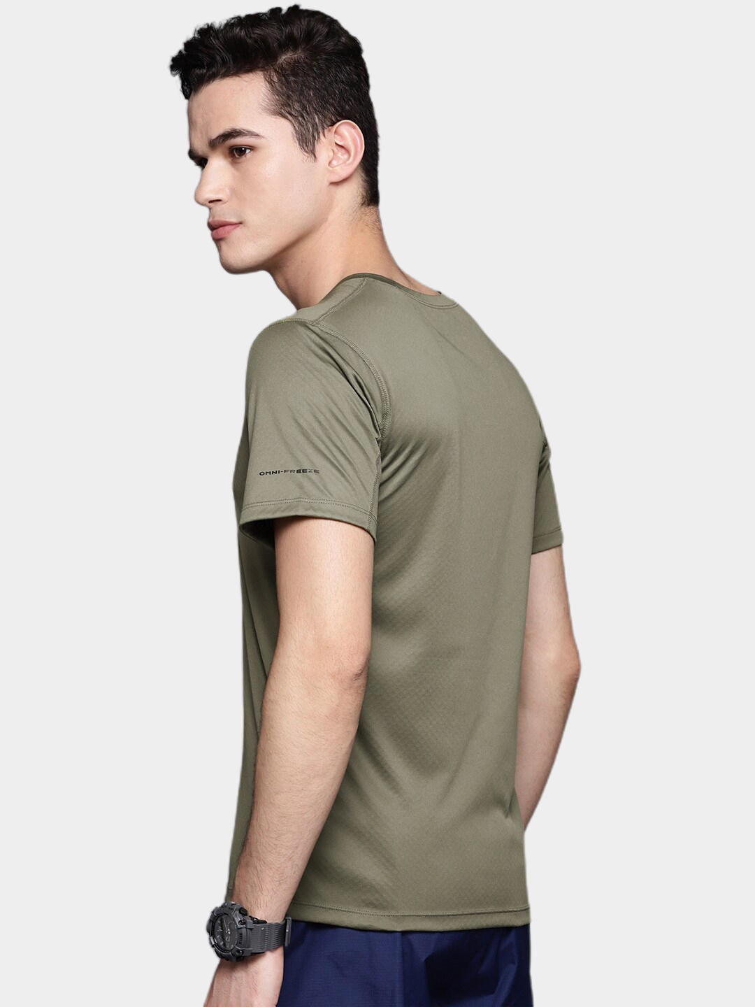 Columbia Men Green Zero Rules Short Sleeve Graphic T-Shirt