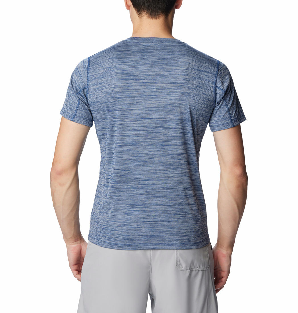 Columbia Men Blue Zero Rules Short Sleeve Graphic T-Shirt
