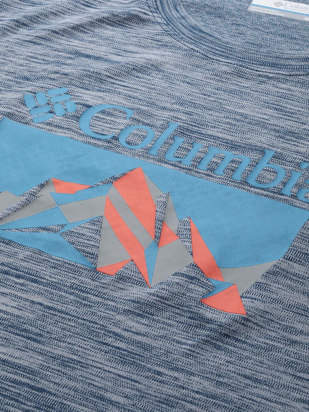 Columbia Men Blue Zero Rules Short Sleeve Graphic T-Shirt