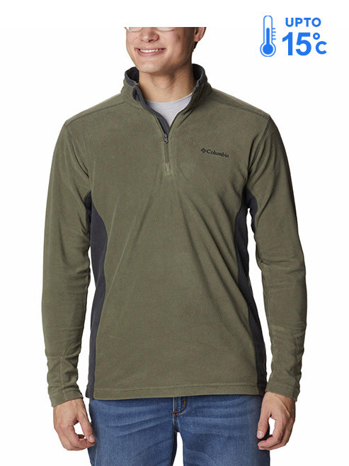 Columbia Men Green Klamath Range II Fleece Jacket