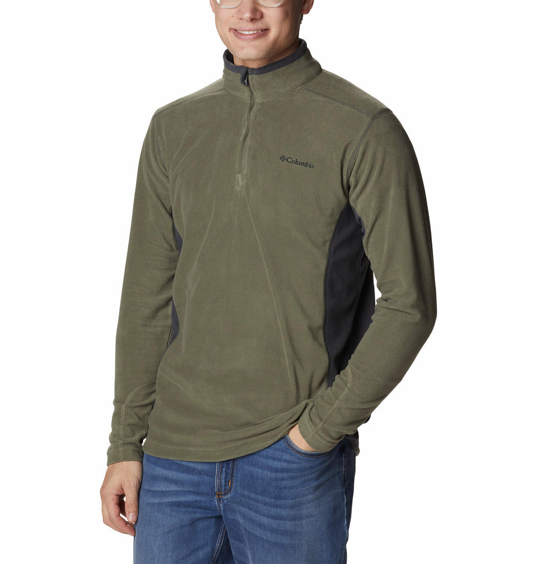 Columbia Mens Green Klamath Range II Half Zip Jacket