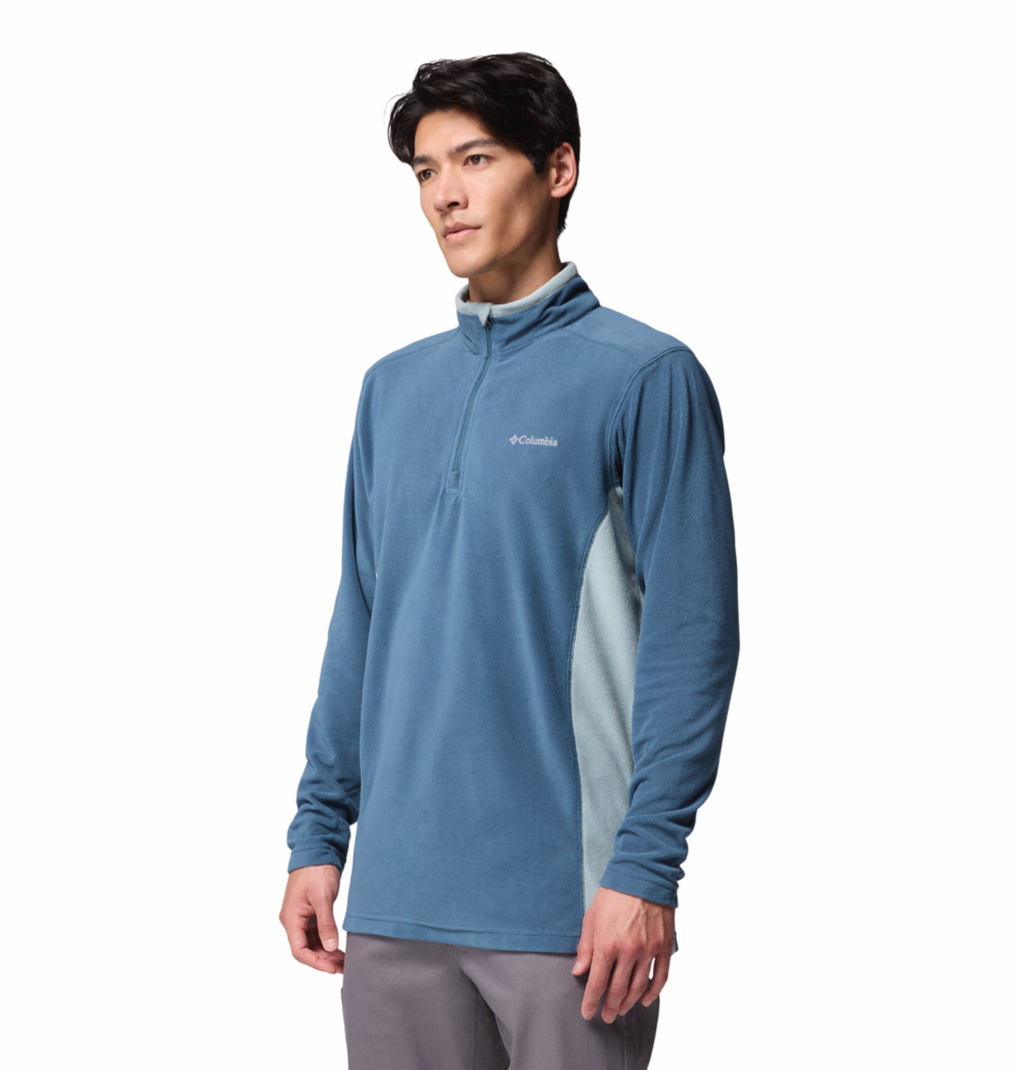 Columbia Men Teal Klamath Range II Pullover