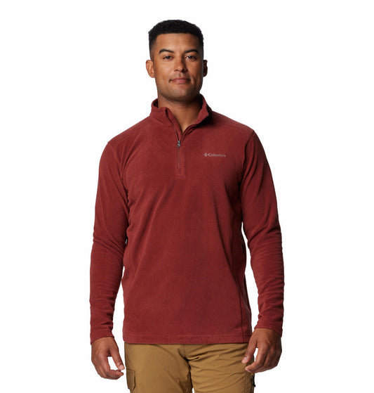 Columbia Mens Red Klamath Range II Half Zip Jacket
