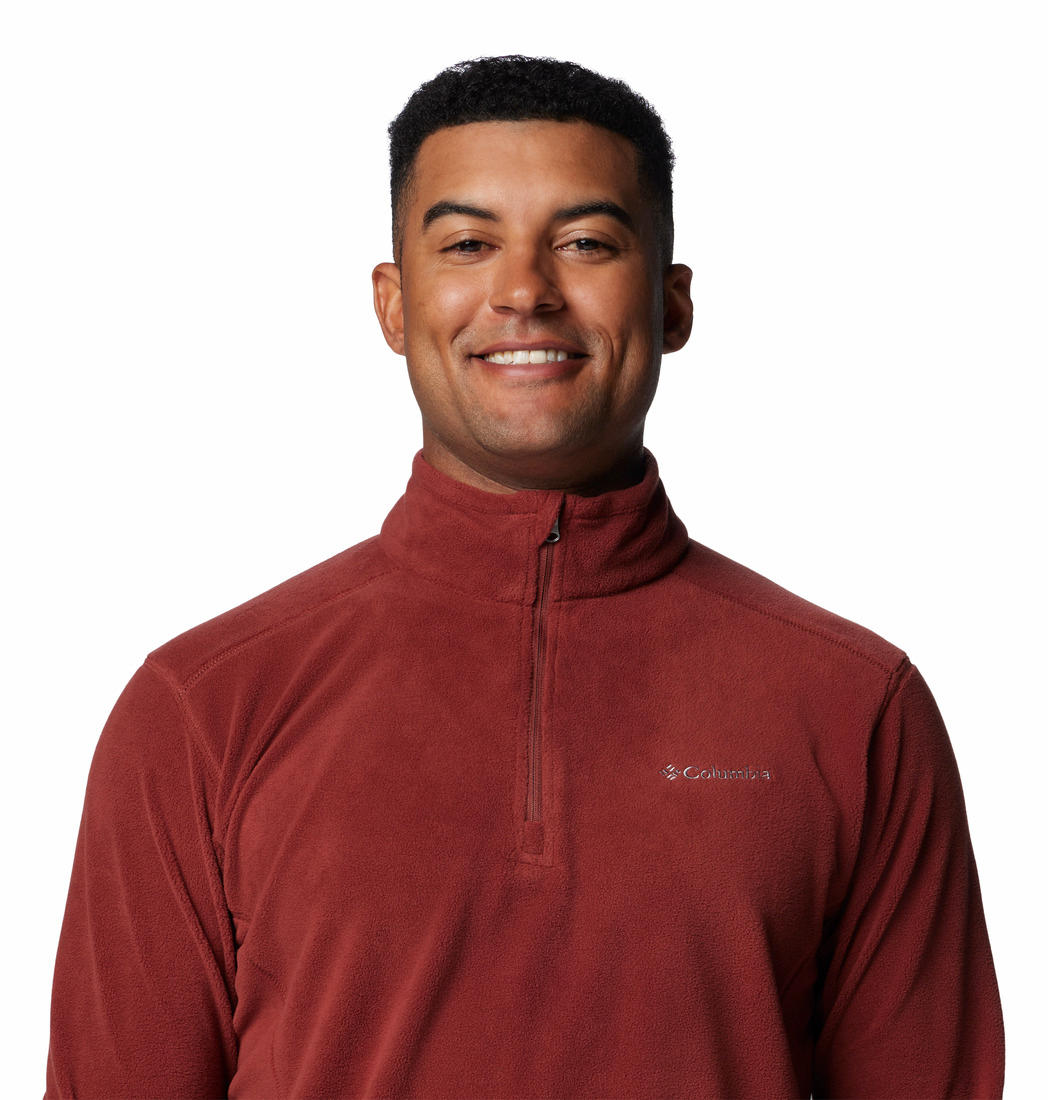 Columbia Mens Red Klamath Range II Half Zip Jacket