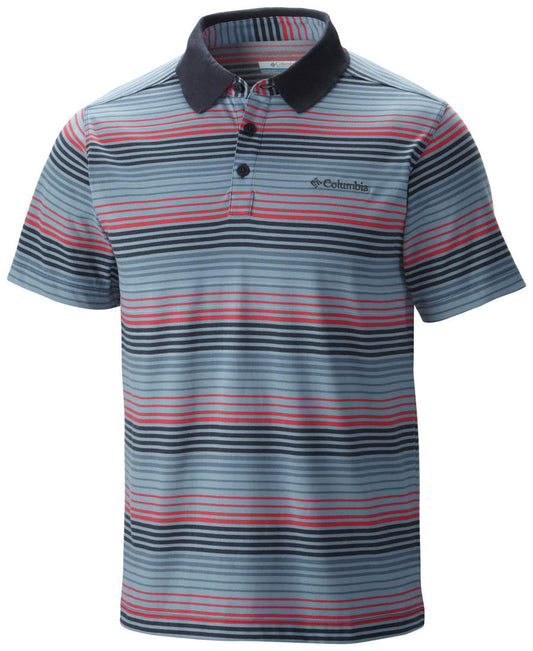 Columbia Men Blue Sweat Threat  II Polo