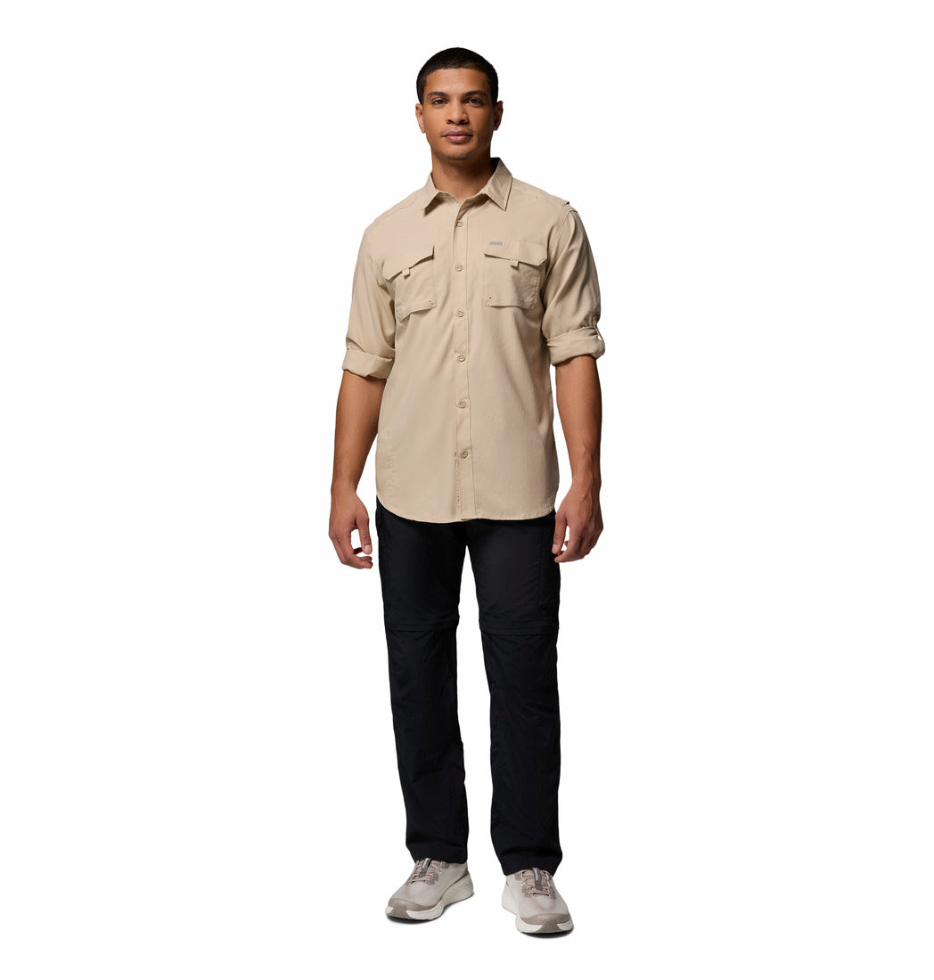 Columbia Men Black Silver Ridge Convertible Pant (Sun Protection)
