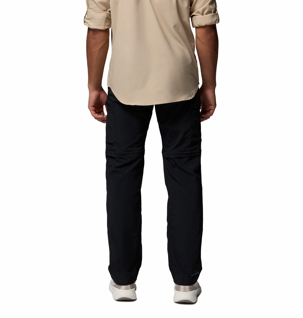 Columbia Men Black Silver Ridge Convertible Pant (Sun Protection)