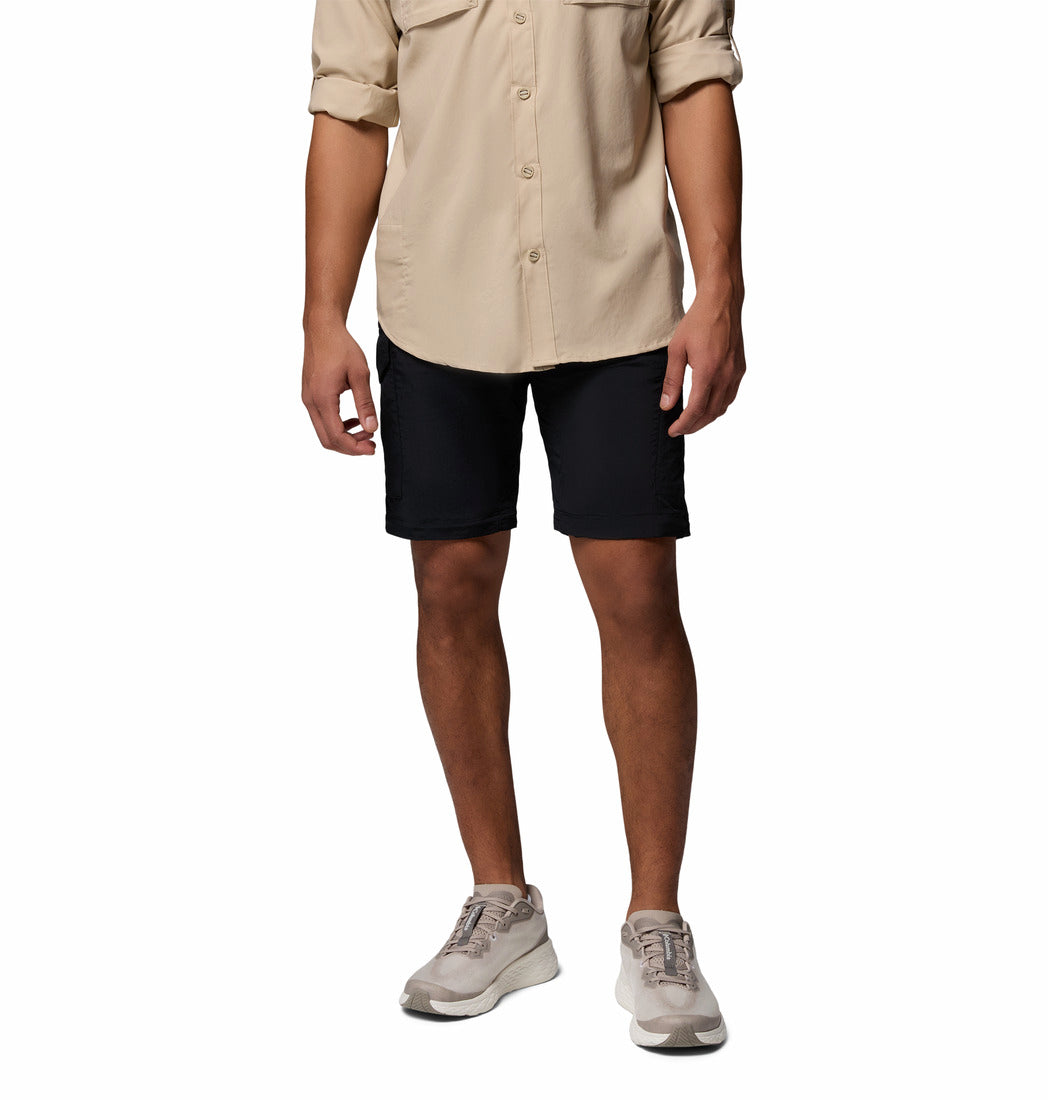 Columbia Men Black Silver Ridge Convertible Pant (Sun Protection)