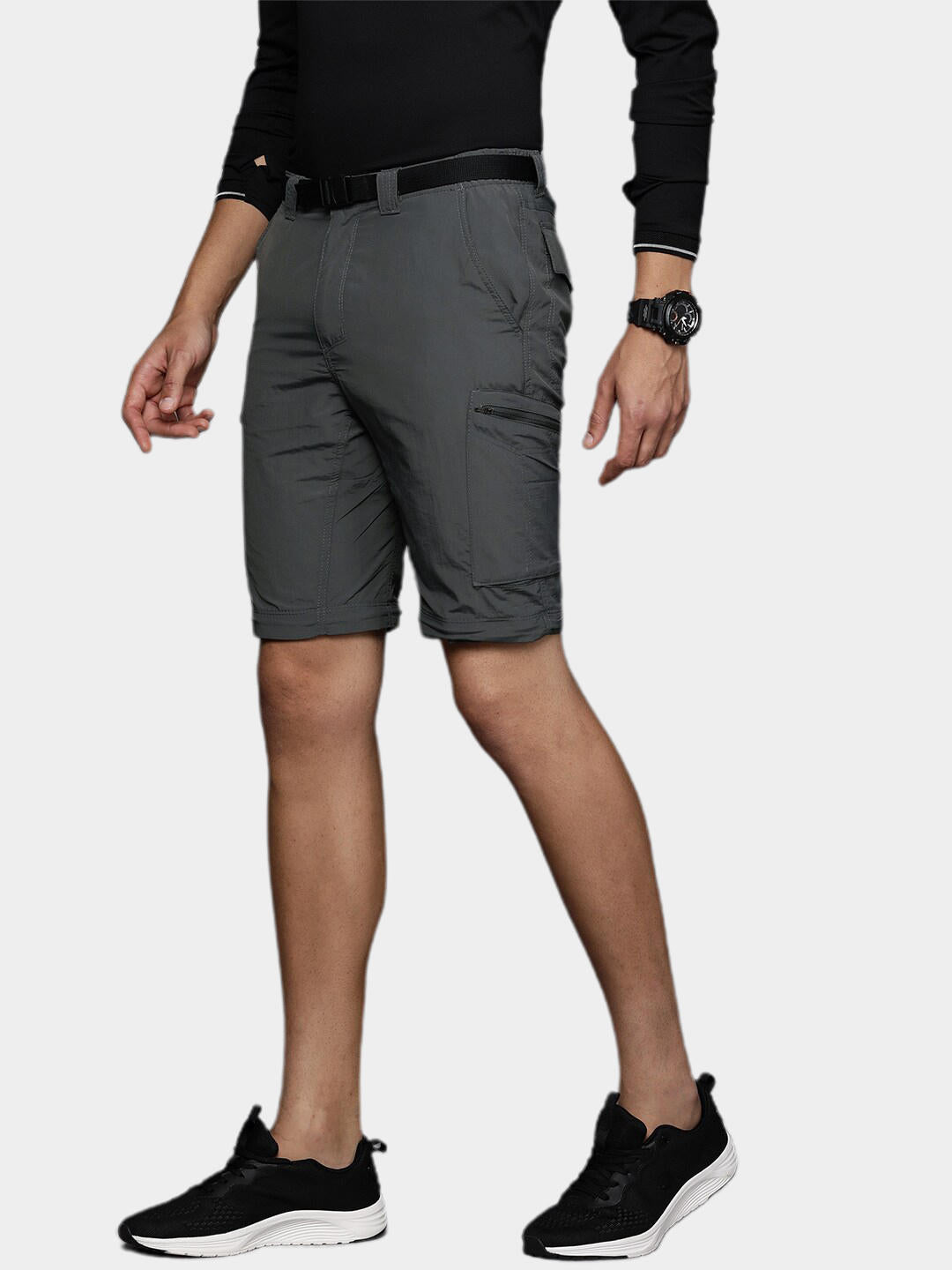 Columbia Men Grey Silver Ridge Convertible Pant