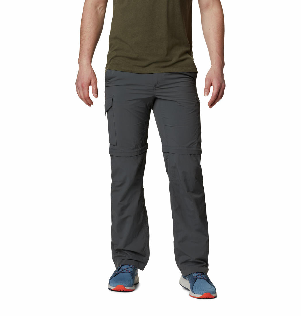 Columbia Men Grey Silver Ridge Convertible Pant