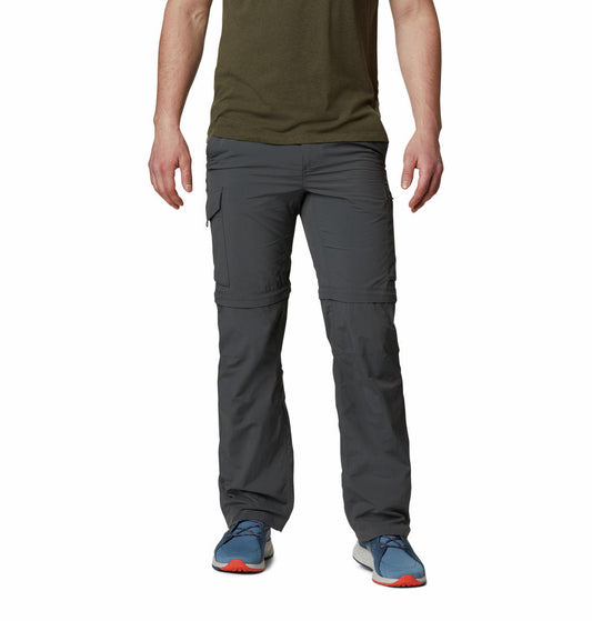 Columbia Men Grey Silver Ridge Convertible Pant
