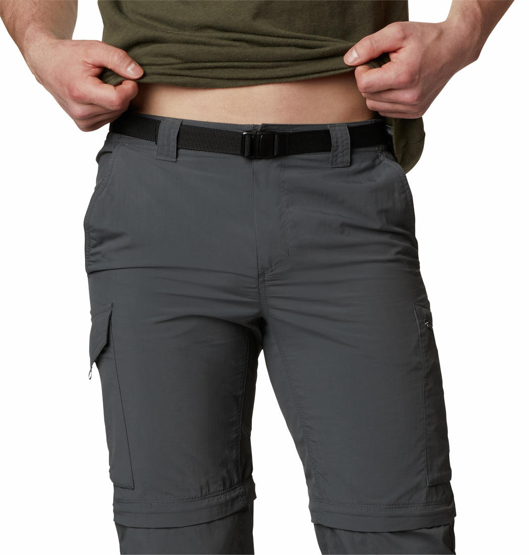 Columbia Men Grey Silver Ridge Convertible Pant