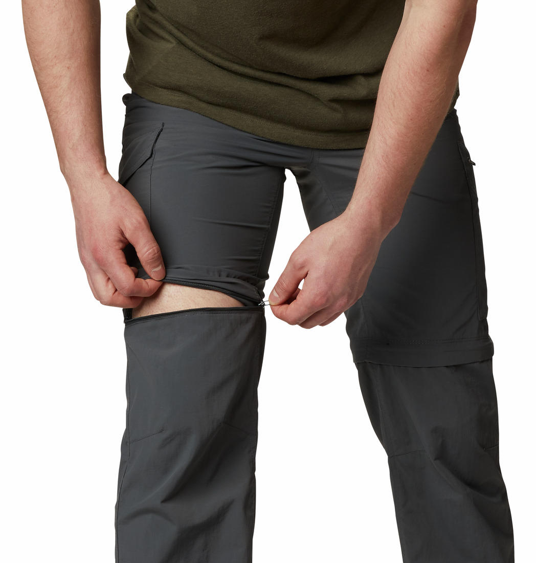Columbia Men Grey Silver Ridge Convertible Pant