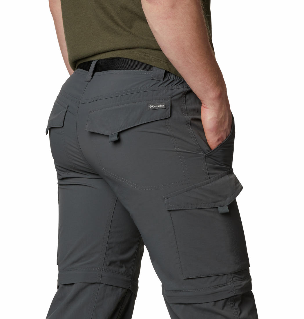Columbia Men Grey Silver Ridge Convertible Pant