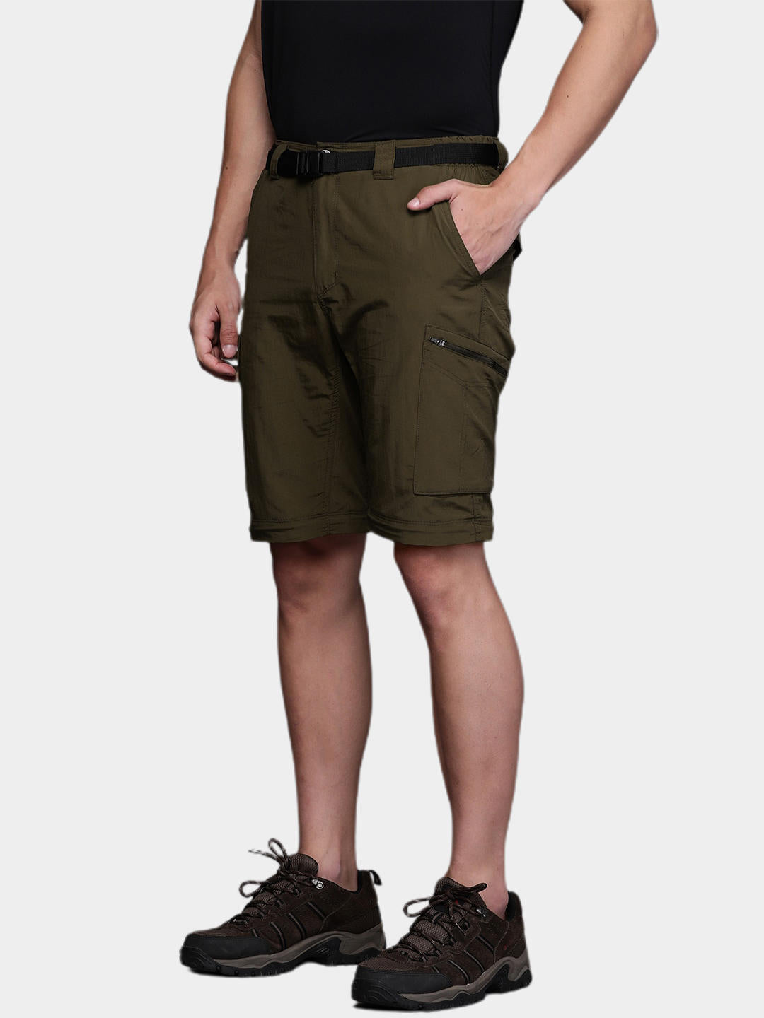Columbia Men Green Silver Ridge Convertible Pant