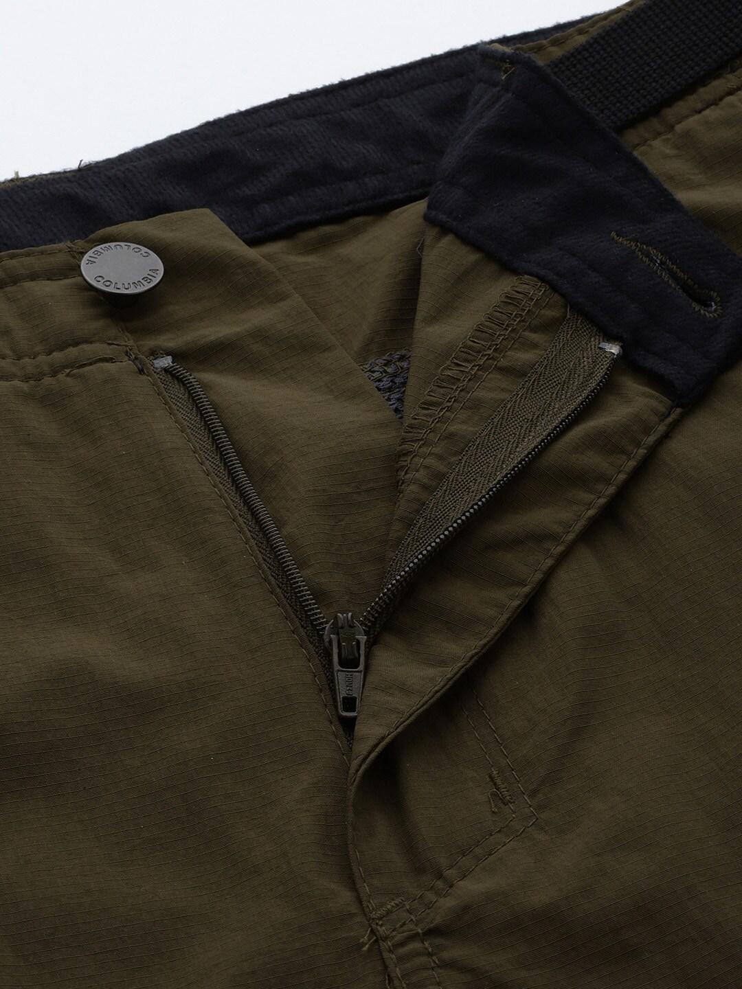 Columbia Men Green Silver Ridge Convertible Pant
