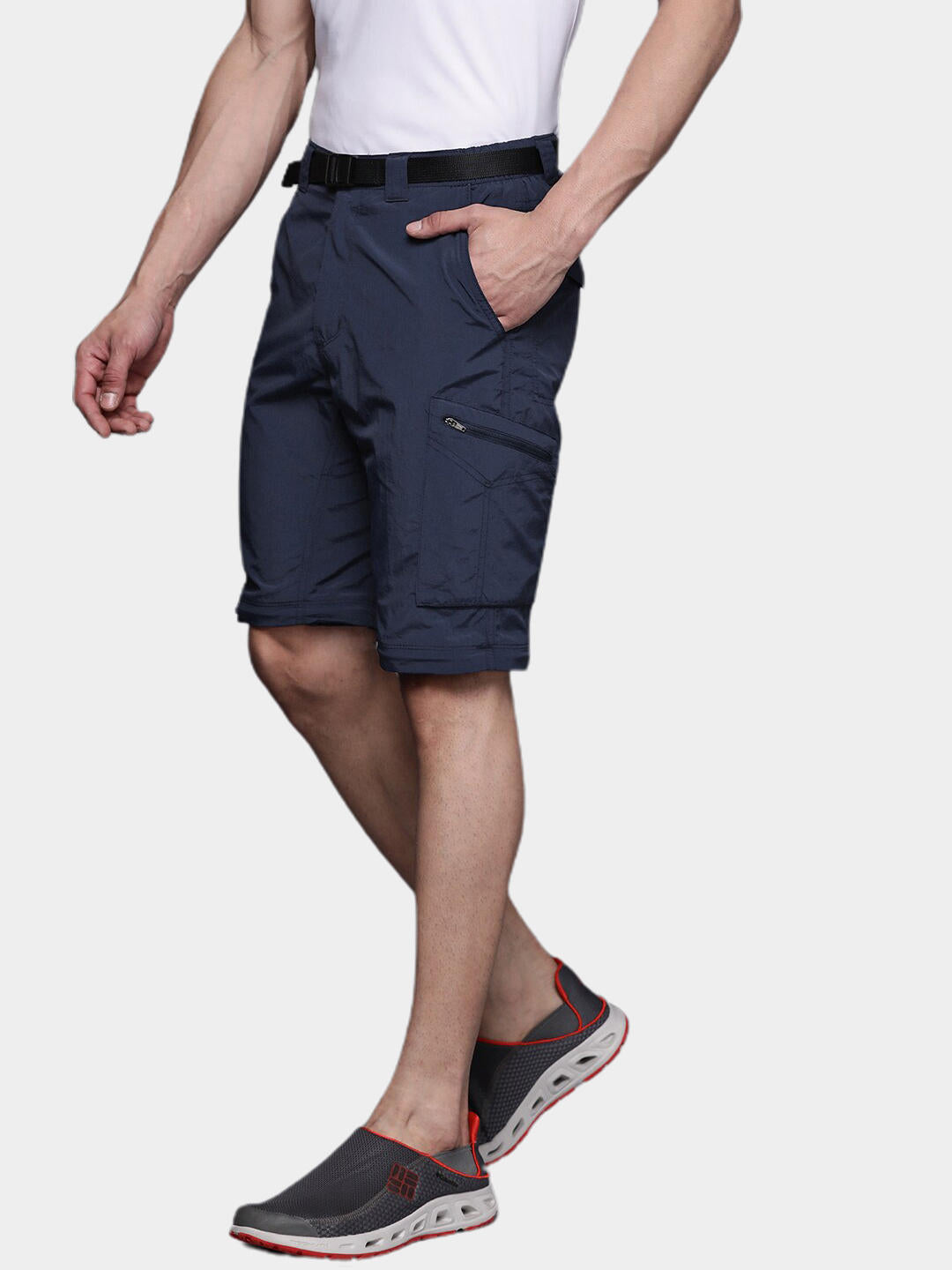 Columbia Men Blue Silver Ridge Convertible Pant